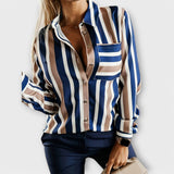 Ema - Casual Striped Blouse