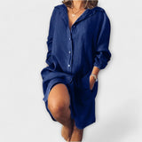 Clara - Casual Linen Blouse