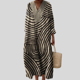 Flattering Summer Dress with Print