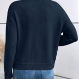 Nora - Knit Sweater with Lace