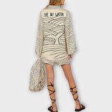 Liv - Water Satin Tassel Shirt and Shorts Set