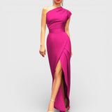 Elegant Asymmetrical Evening Dress