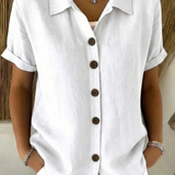 Button Front Blouse