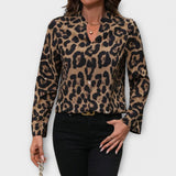 Catarina - Casual Leopard Blouse