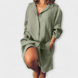 Clara - Casual Linen Blouse
