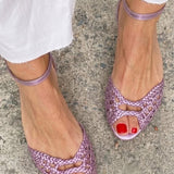Isadora™ | Woven Golden Sandals