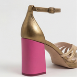 Noelyrah | Orthopedic Gold Block Heel