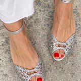 Isadora™ | Woven Golden Sandals