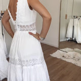 Kim - Lace Dress with V-Neck
