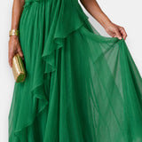 Leonor | Asymmetrical Dress with Ruffles