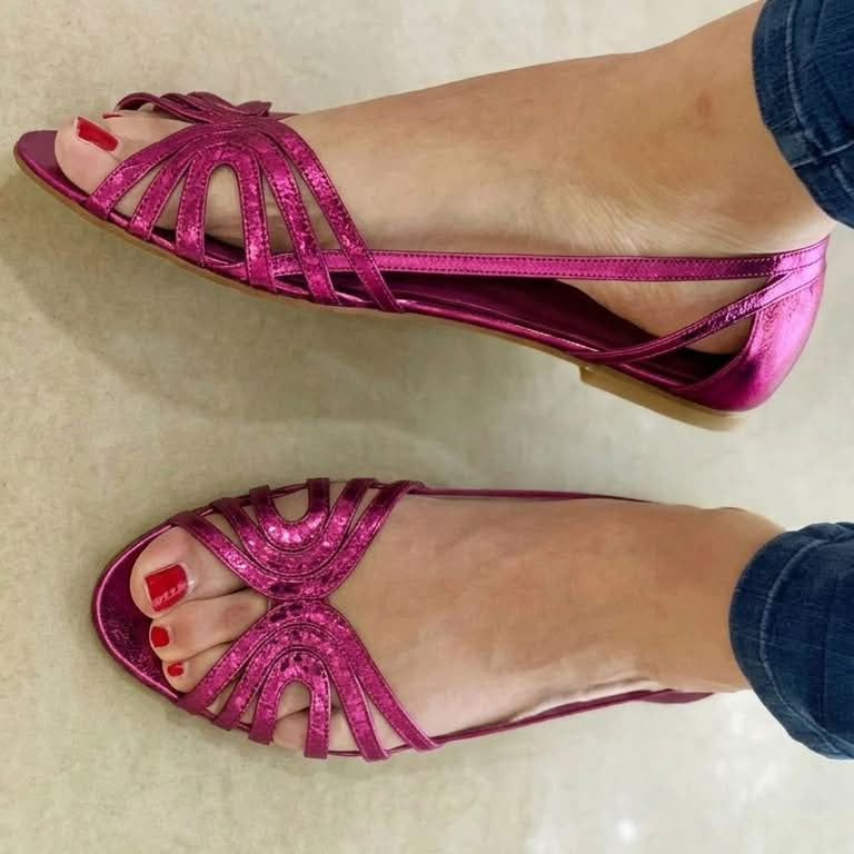 Éléonore™ | Golden Summer Light Sandals