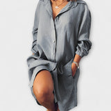 Clara - Casual Linen Blouse
