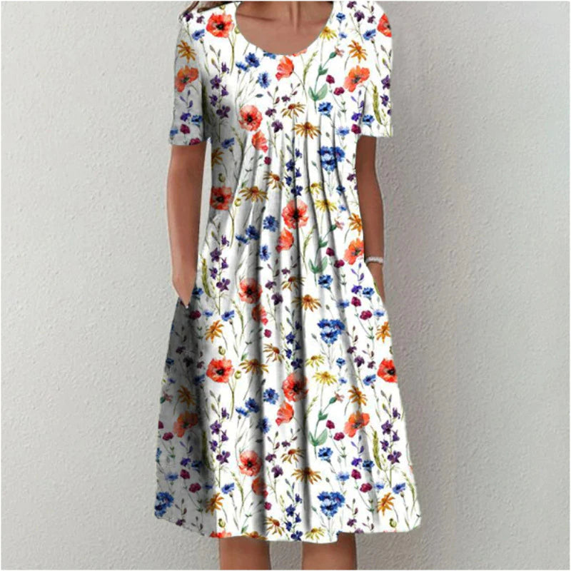 Marta - Midi Dress with Layers