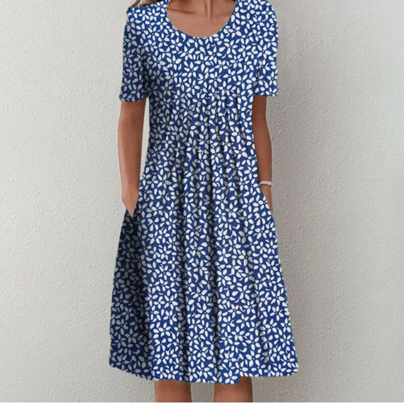 Marta - Midi Dress with Layers