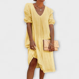 Fanny - Elegant Summer Dress with Crochet Details