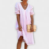 Fanny - Elegant Summer Dress with Crochet Details