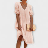 Fanny - Elegant Summer Dress with Crochet Details