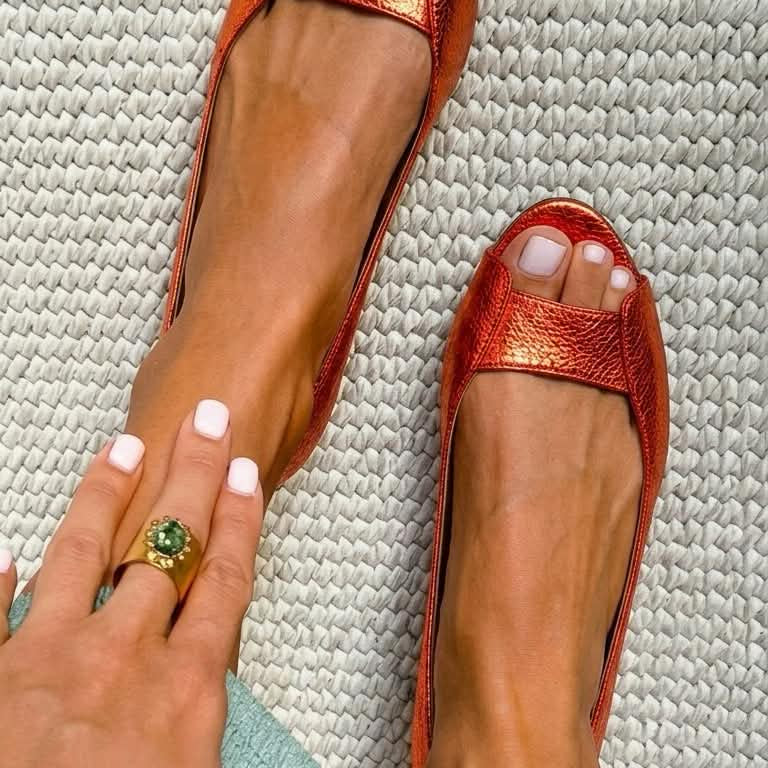 Adelina™ | Golden Comfort Chic Sandals