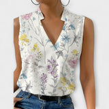 Sabrine - Soft Summer Top with V-Neck