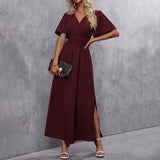 Eterna - Elegant Black Maxi Dress