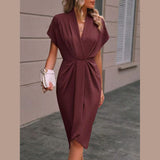 Caia - Midi Wrap Dress
