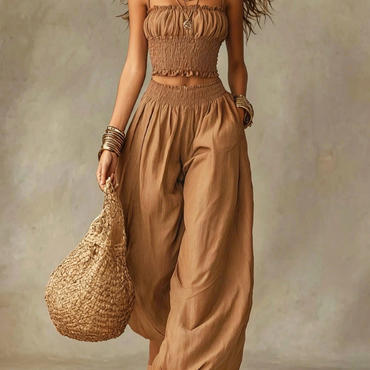 Marisol | Smocked Two-Piece Set