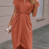 Caia - Midi Wrap Dress