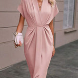 Caia - Midi Wrap Dress