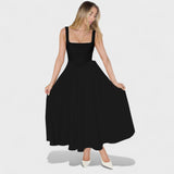 Maribel - Square Neck Midi Dress