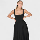 Maribel - Square Neck Midi Dress