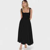 Maribel - Square Neck Midi Dress