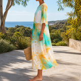 Flowing long dress – chic and comfortable