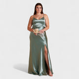 Lúcia - Long Satin Dress