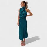 Alba - Satin Elegance Dress