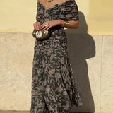 Luana - Elegant Dress with V-neck
