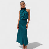 Alba - Satin Elegance Dress