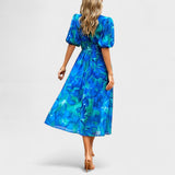Clara - Elegant Floral Midi Dress