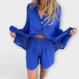 Miravo - Blouse-Shorts Set