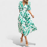 Clara - Elegant Floral Midi Dress
