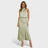Alba - Satin Elegance Dress