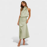 Alba - Satin Elegance Dress