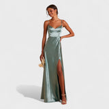 Lúcia - Long Satin Dress
