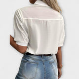Élise - Blouse with Embroidery