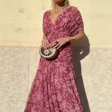 Luana - Elegant Dress with V-neck