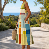 Comfortable sleeveless spring dress