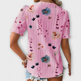 Emily - Stylish Blouse with V-Neck