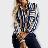 Ema - Casual Striped Blouse