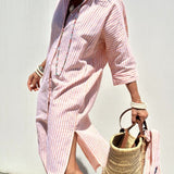 Veronica - Classic Striped Shirt