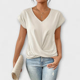 Elsbeth™ | Top with V-Neck and Draping