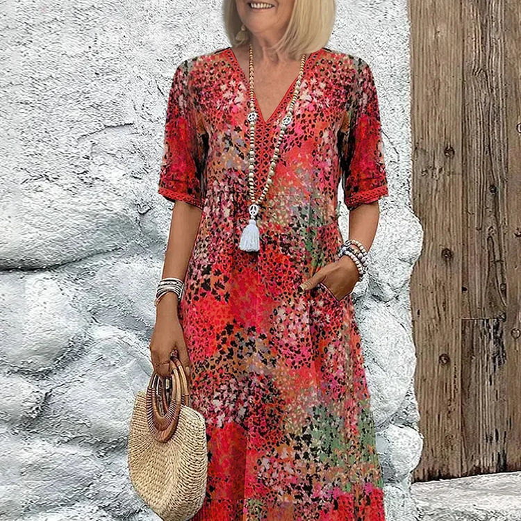 Lia - Women's Midi Dress